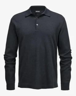 Langarm-Poloshirt