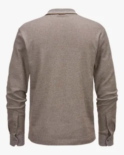 Langarm-Poloshirt