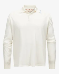 Langarm-Strickpolo