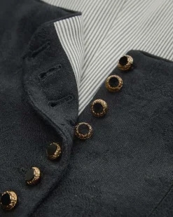 Laura Leinen-Schurwoll-Dirndl lang mit Schürze