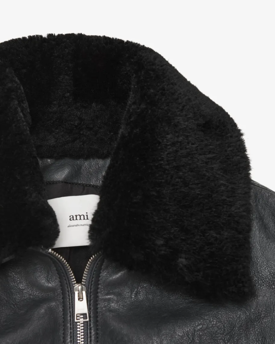 Lederblouson