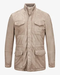 Leder-Fieldjacket