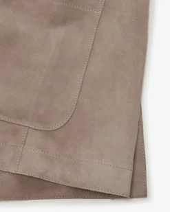 Leder-Shirtjacket