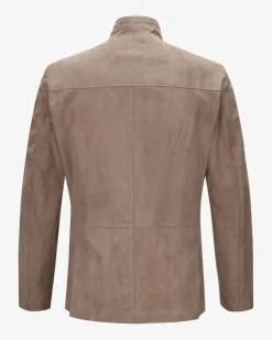 Leder-Shirtjacket
