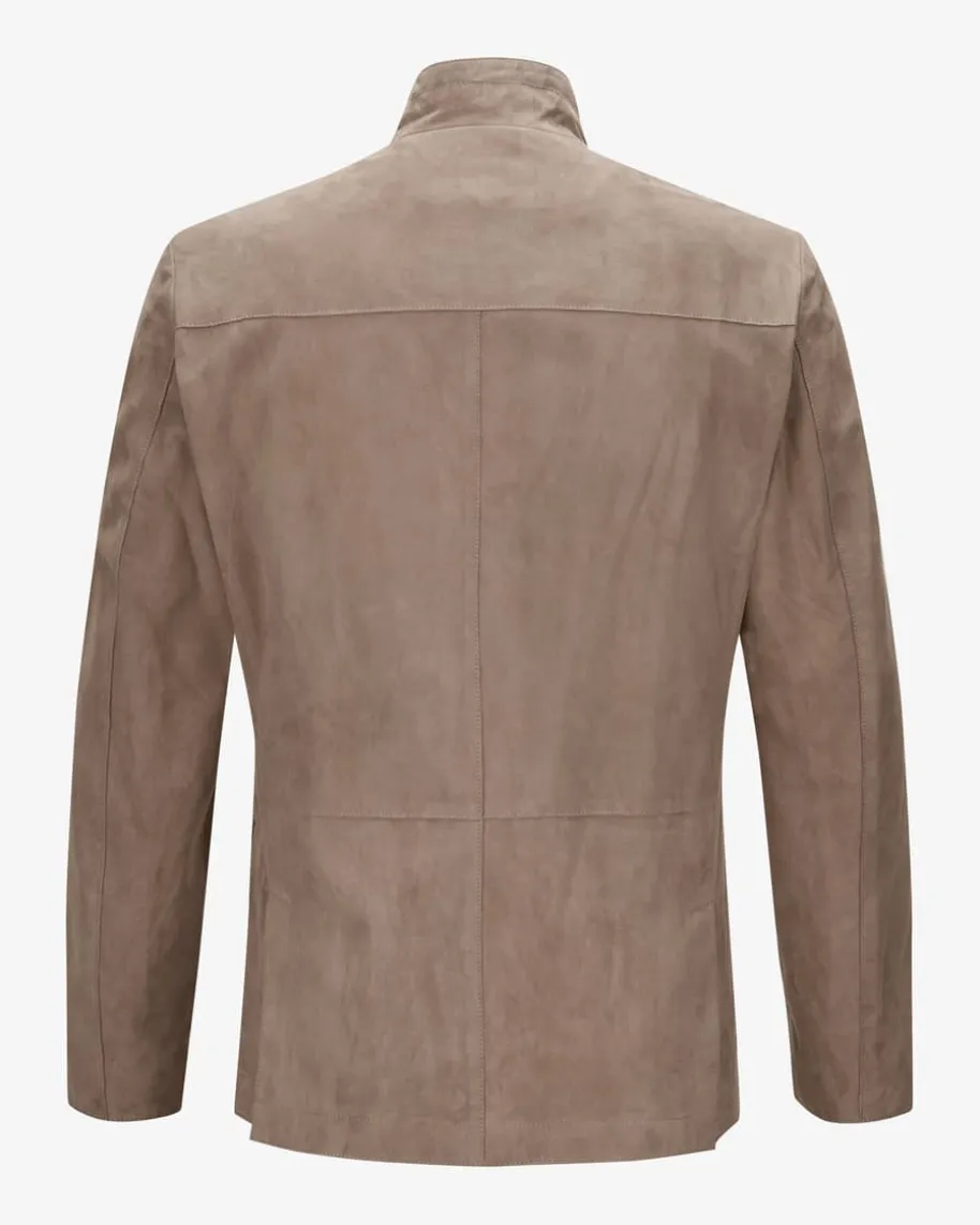 Leder-Shirtjacket