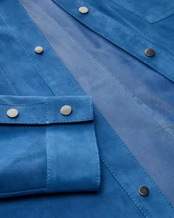 Leder-Shirtjacket