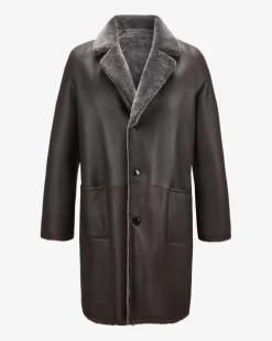 Leder-Wendemantel