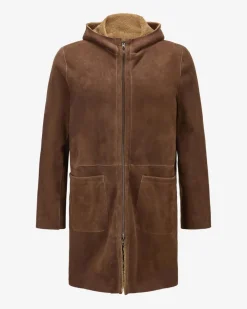 Leder-Wendemantel