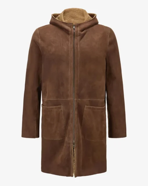 Leder-Wendemantel
