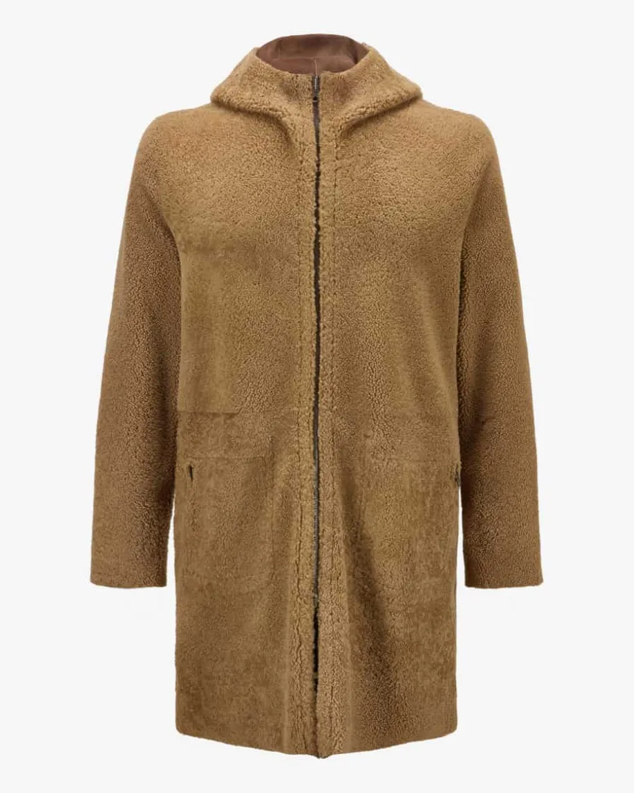 Leder-Wendemantel