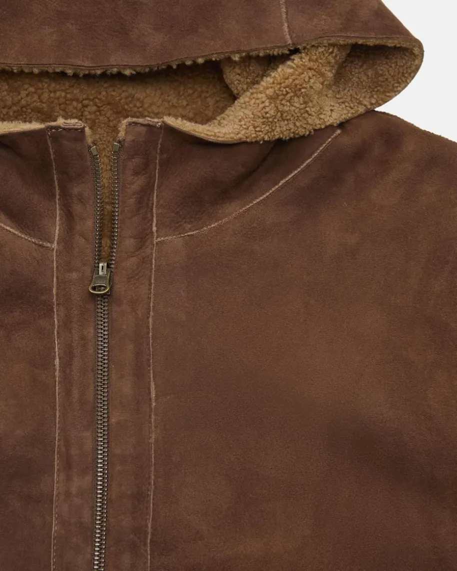 Leder-Wendemantel