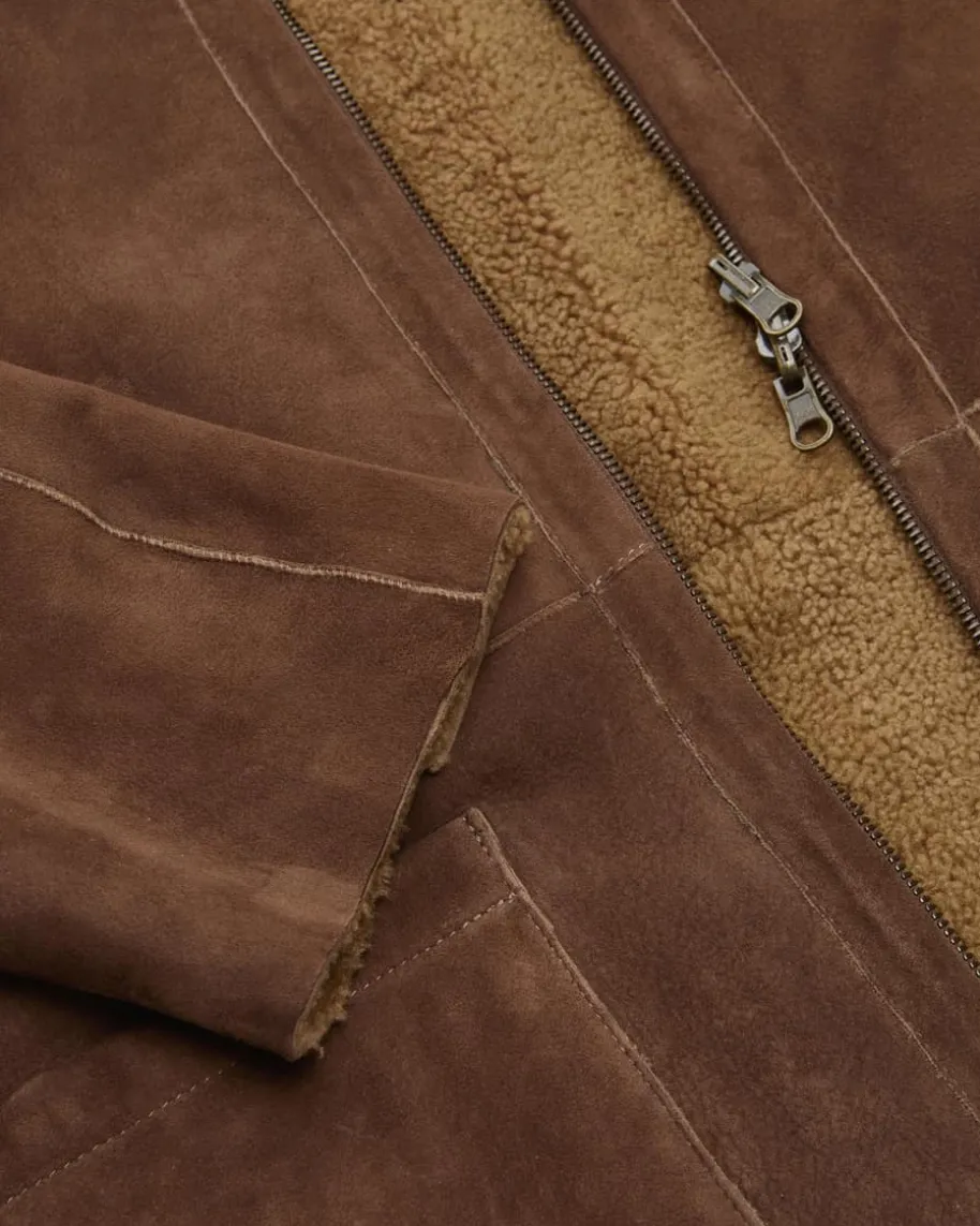 Leder-Wendemantel