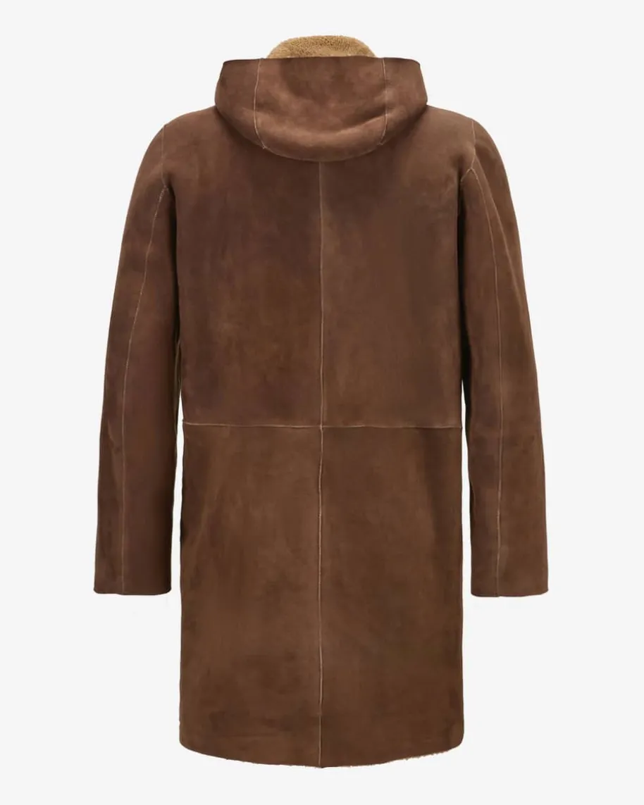 Leder-Wendemantel