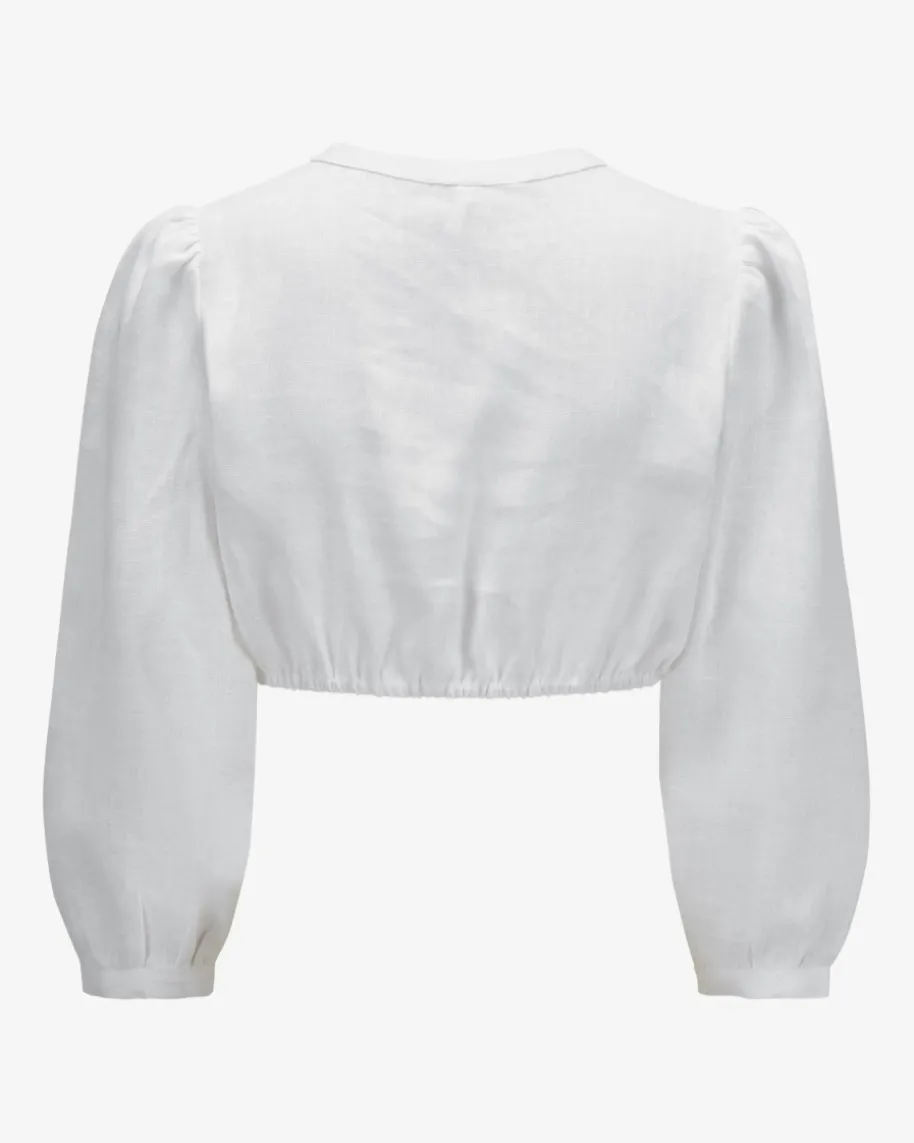 Leinen-Dirndlbluse
