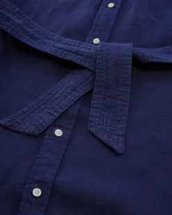 Leinen-Hemdblusenkleid