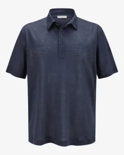 Leinen-Poloshirt