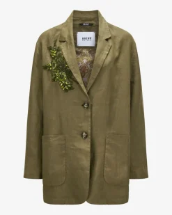Leinen-Shirtjacket