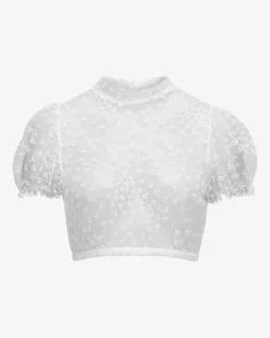 Leni Dirndlbluse Transparent