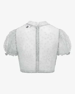 Leni Dirndlbluse Transparent