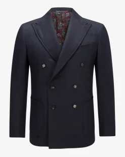 Leo Doppelreiher-Sakko aus Wolle