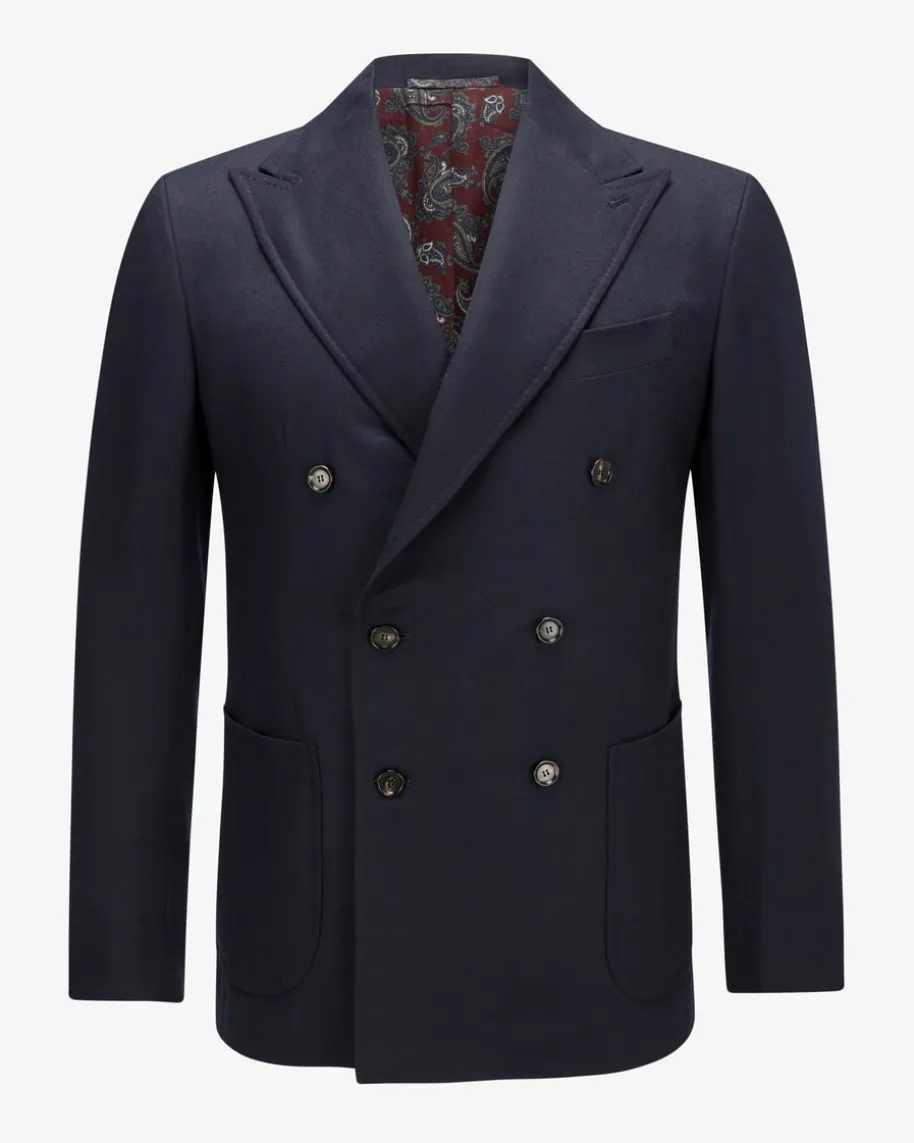 Leo Doppelreiher-Sakko aus Wolle