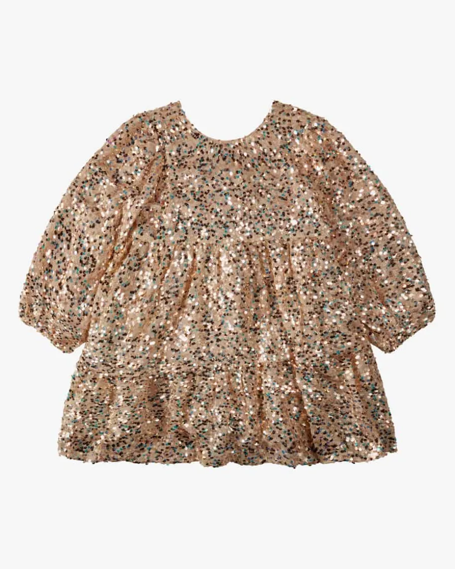 Lila Paillettenkleid