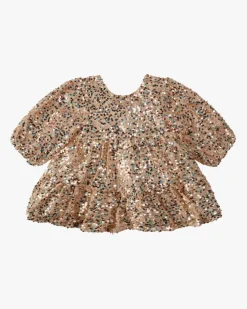 Lila Paillettenkleid