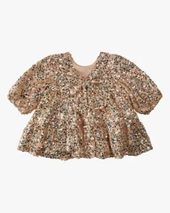 Lila Paillettenkleid