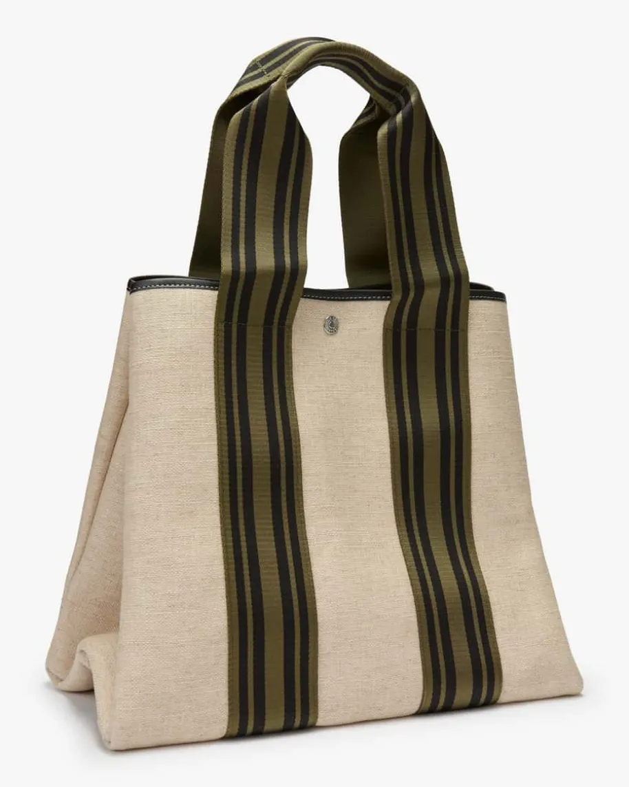 Linen Cream Traversée L Shopper