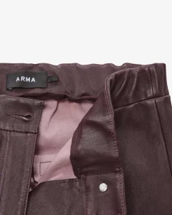 Lively 7/8-Hose aus Lammleder