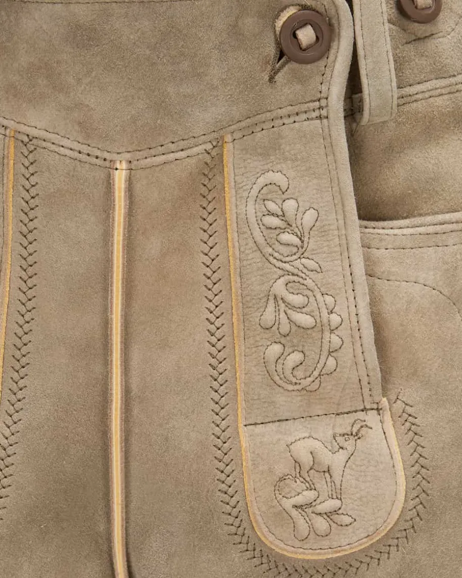 Loisachtal Lederhose aus Ziegenleder