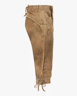 Loisachtal Trachten-Kniebundhose aus Ziegenleder