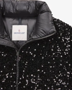 Louvi Pailletten-Daunenjacke
