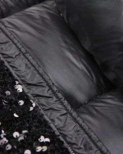 Louvi Pailletten-Daunenjacke