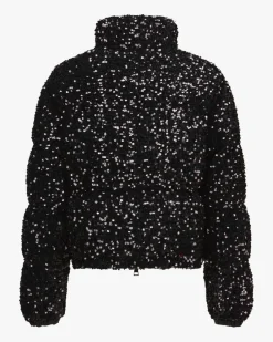 Louvi Pailletten-Daunenjacke