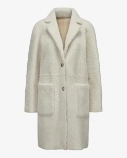 Luceram Wende-Lammfellmantel