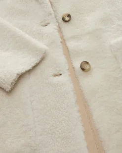 Luceram Wende-Lammfellmantel