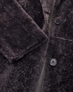 Luceram Wende-Lammfellmantel