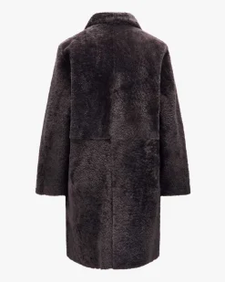 Luceram Wende-Lammfellmantel