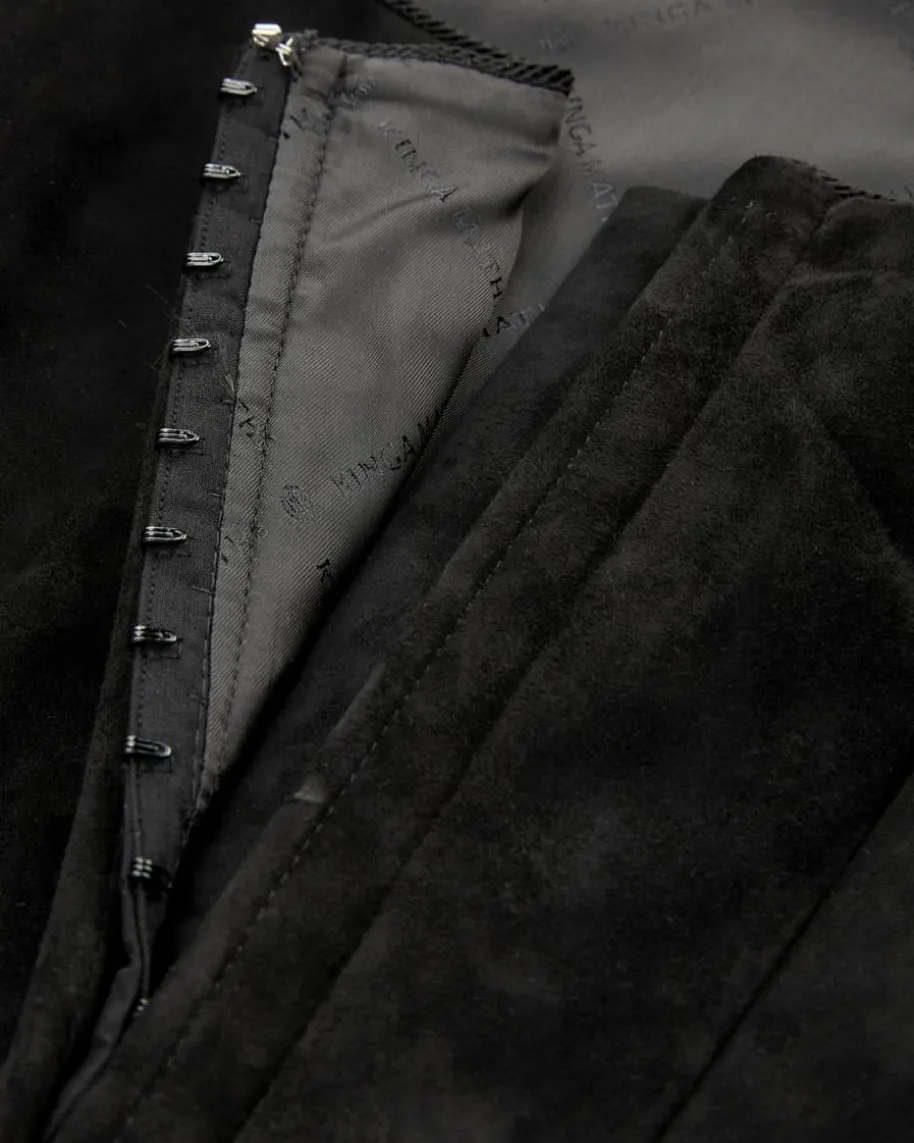 Maliano Leder-Midi-Dirndl mit Schürze