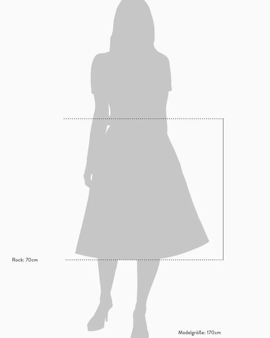 Maliano Leder-Midi-Dirndl mit Schürze