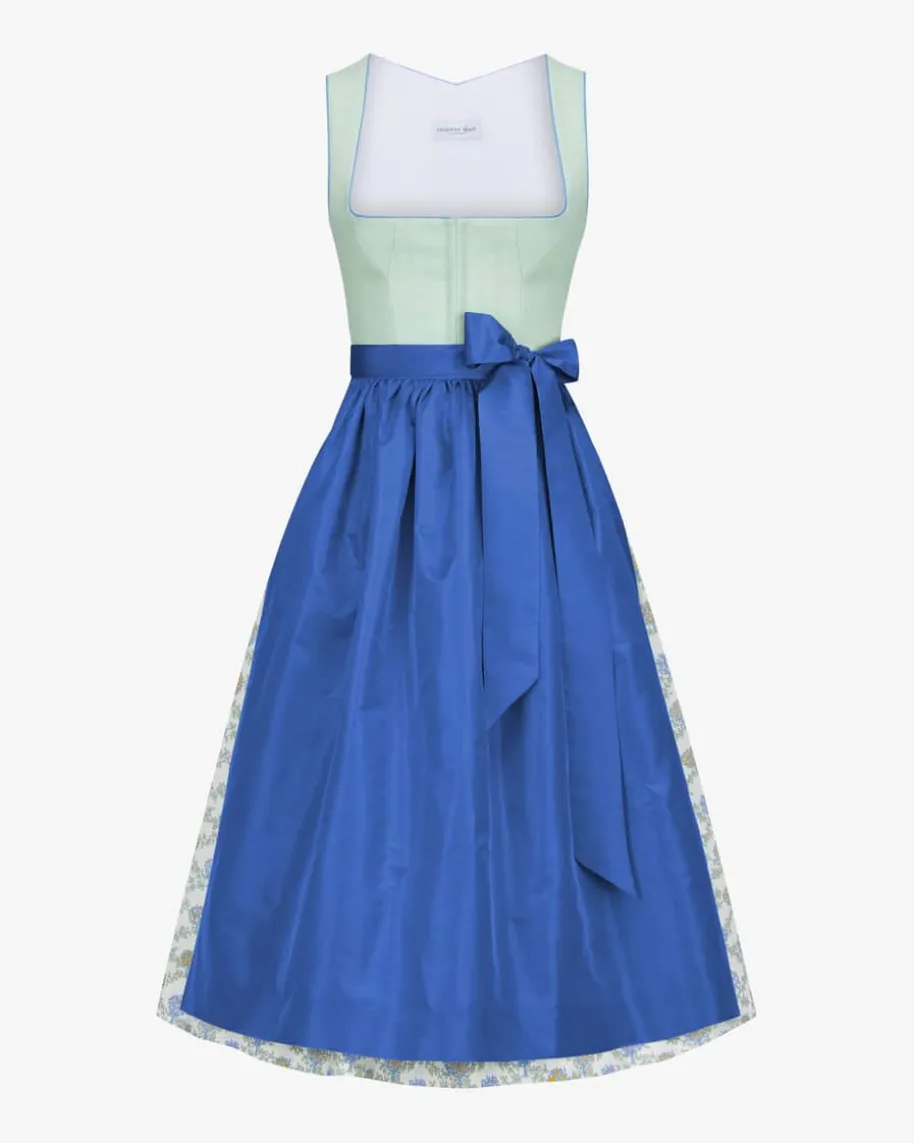 Marie Midi-Dirndl mit Seidenschürze