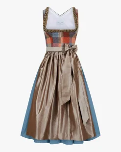 Marie Midi-Dirndl mit Seidenschürze