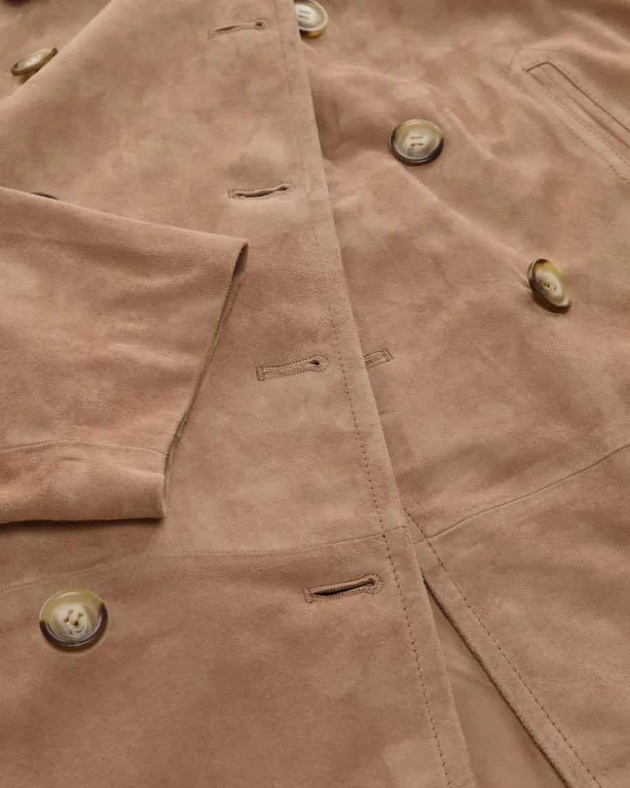 Mary Caban Wax Leder-Jacke