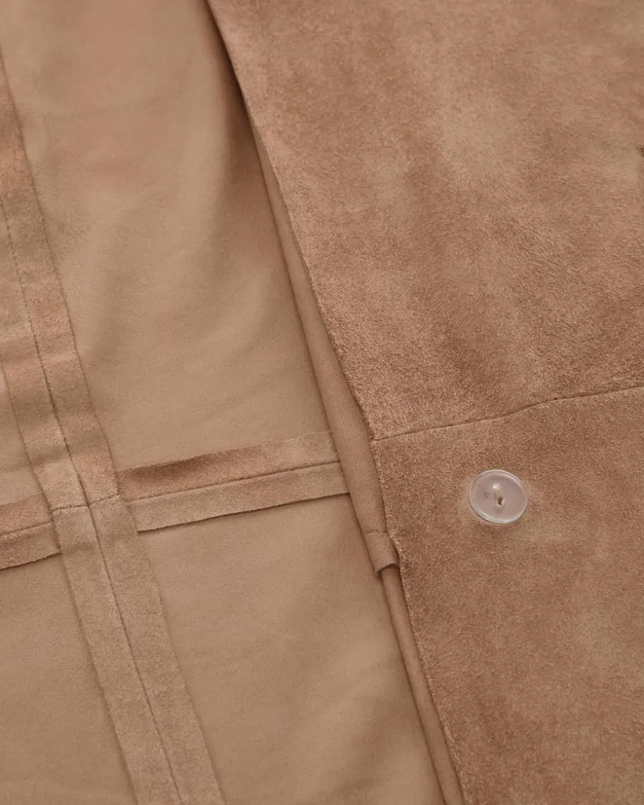 Mary Caban Wax Leder-Jacke