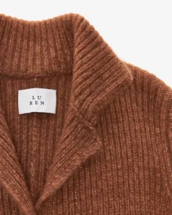 Mawes Cashmere-Seiden-Strickmantel