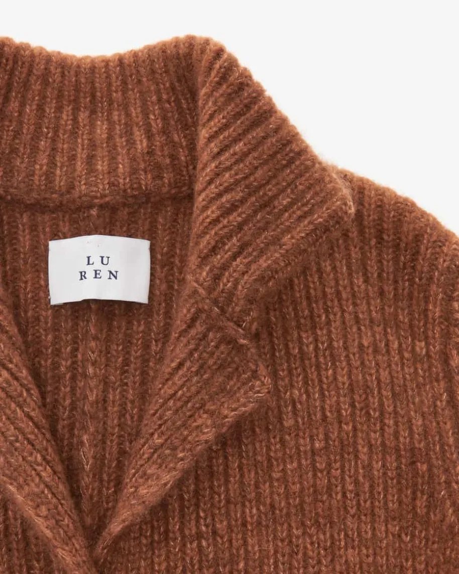 Mawes Cashmere-Seiden-Strickmantel