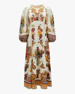 Mercado Leinenkleid