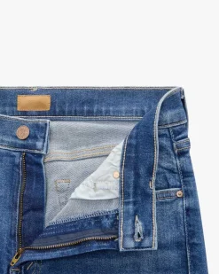 Mid Rise Rambler Zip Ankle Fray Jeans