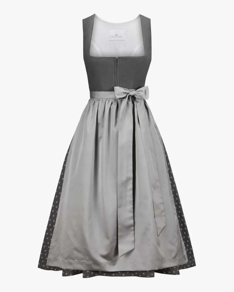 Midi-Dirndl mit Schürze